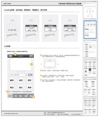 一款卡片管理软件的手机交互设计低保真流程图